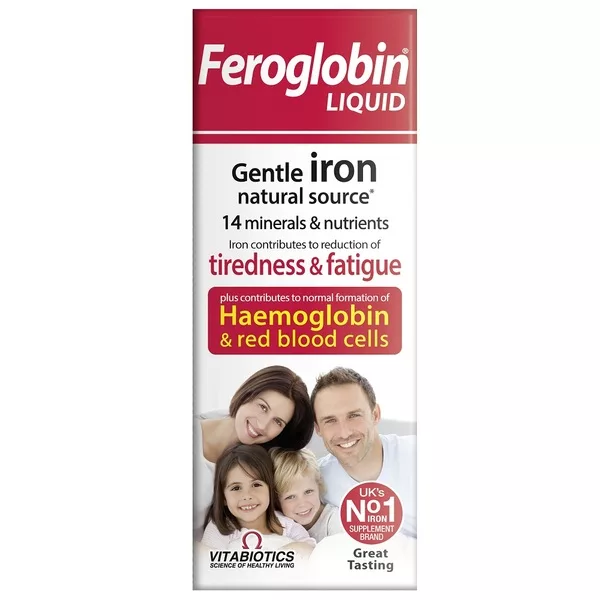Vitabiotics Feroglobin Liquid feroglobina w płynie suplement diety 200ml