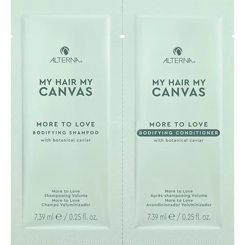 Alterna My Hair My Canvas, More To Love, zestaw zwiększający objętość szampon + odżywka, 2x7,39ml