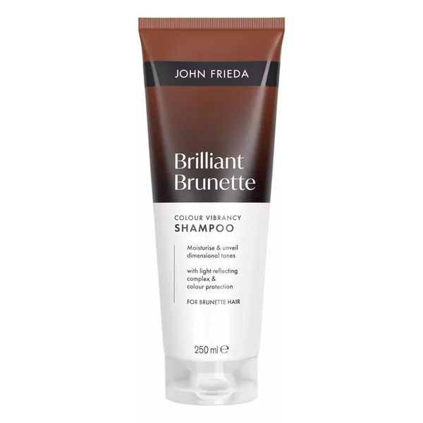 John Frieda Brilliant Brunette, szampon do włosów brązowych, 250ml