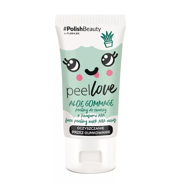 FlosLek Peellove Aloe Gommage peeling do twarzy z kwasami AHA 75ml