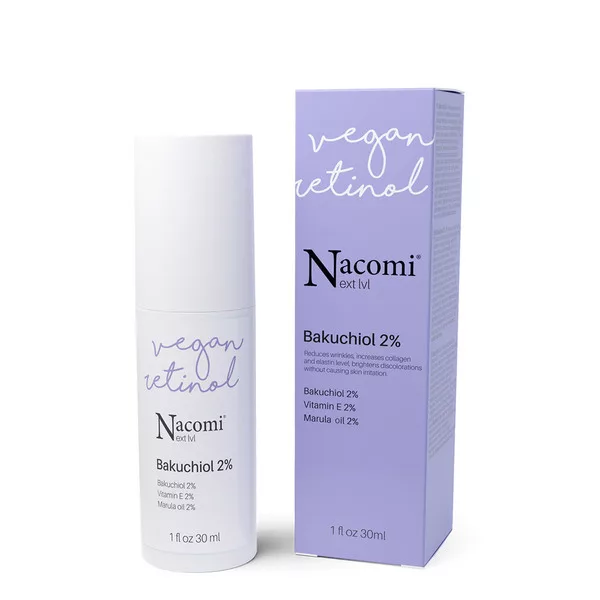Nacomi Next Level, przeciwzmarszczkowe serum z bakuchiolem 2%, 30ml