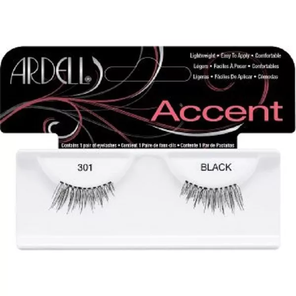 Ardell Rzęsy i akcesoria Accent 301 1 para sztucznych rzęs Black