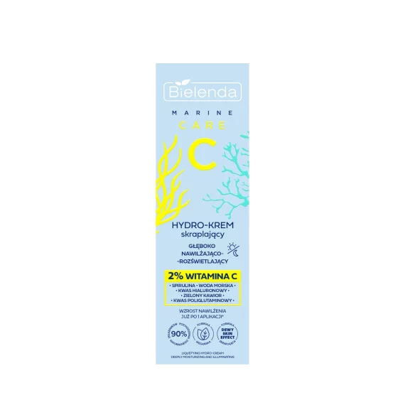 Bielenda C Marine Care, hydro-krem skraplający głęboko nawilżająco-rozświetlający, 50ml