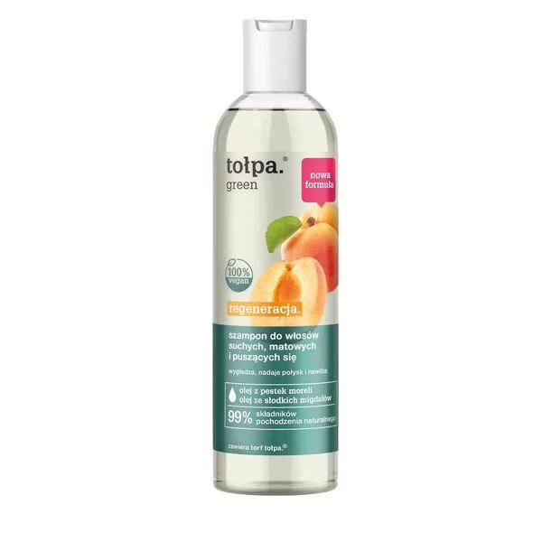 Tołpa Green, regenerujący szampon do włosów suchych, matowych i puszących się, 300ml