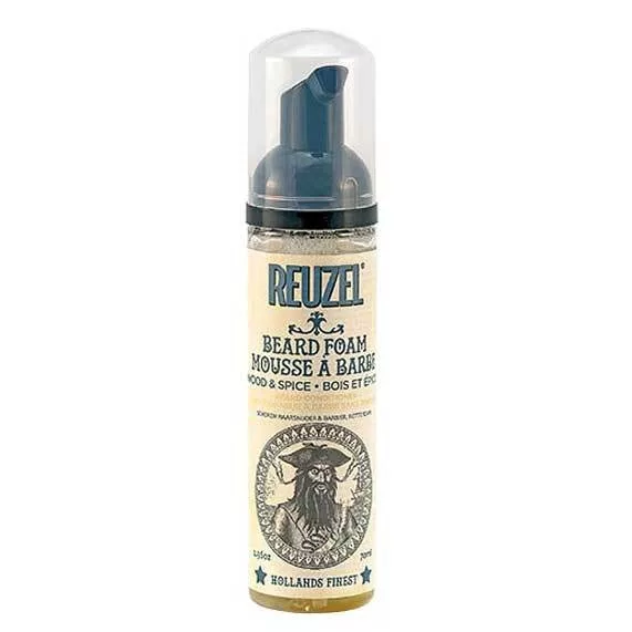 Reuzel, Beard Foam, odżywka do brody w piance, Wood&Spice, 70ml