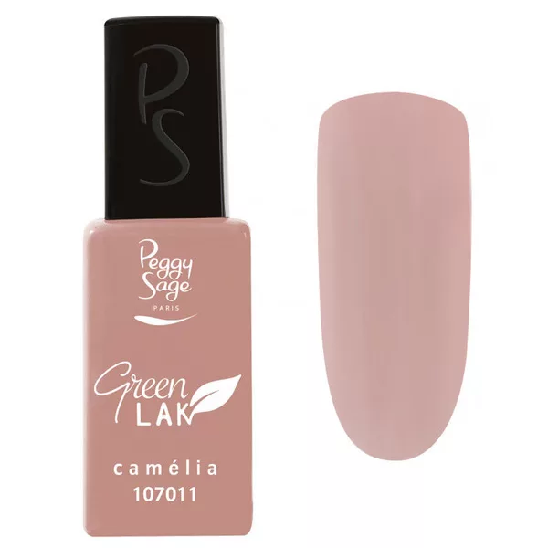Peggy Sage Green Lak, lakier do paznokci utwardzany lampą UV/LED, camélia, 10ml