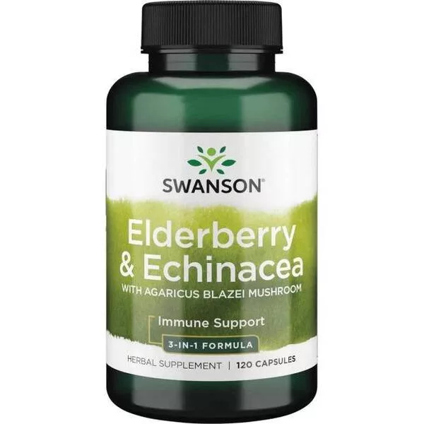 Swanson Czarny Bez Agaricus Echinacea 120kaps