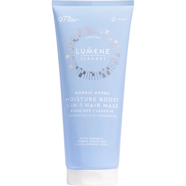 Lumene Nordic Hydra [LÄHDE], nawilżająca maska do włosów 2w1, 200ml