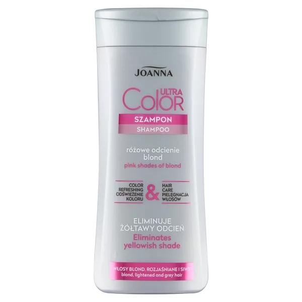 Joanna Ultra Color Szampon różowe odcienie blond 200 ml