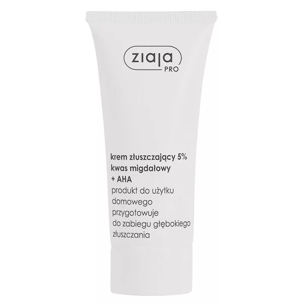 Ziaja Pro, krem złuszczający z 5% kwasem migdałowym i AHA, 50ml