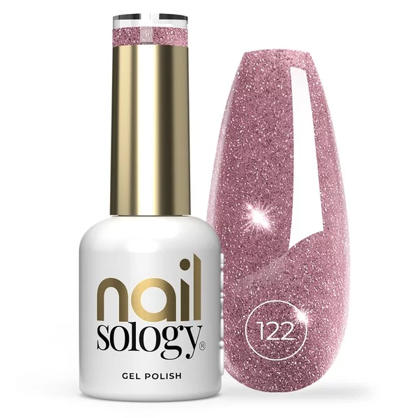 Clavier Nailsology lakier hybrydowy z brokatem 122 Princess Pink 8ml