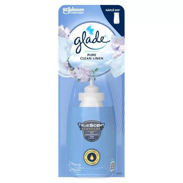 Glade sense & spray - Pure Clean Linen - zapas do automatycznego odświeżacza powietrza, 18ml