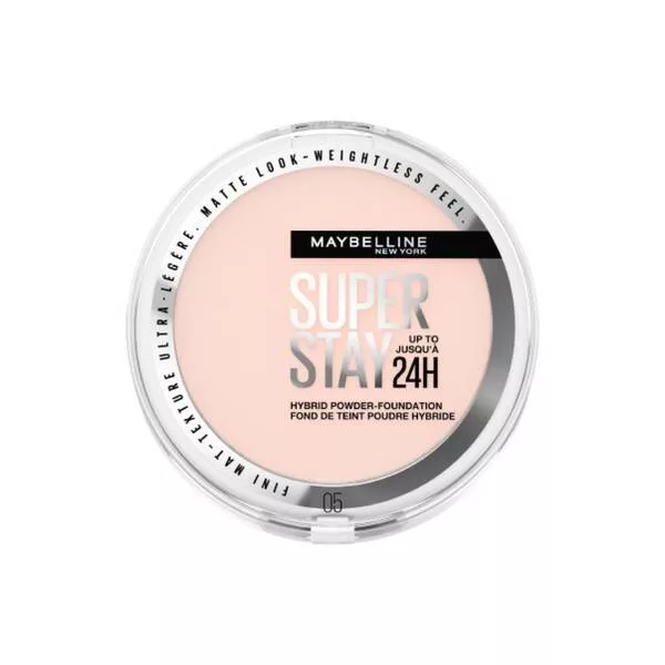Maybelline New York Superstay 24H Hybrid Powder-Foundation, podkład do twarzy w pudrze, 05, 9g