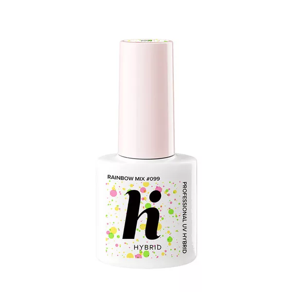 hi hybrid, lakier hybrydowy, 5ml, #099 Rainbow Mix