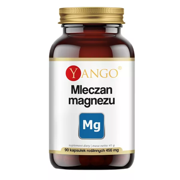 Yango Mleczan magnezu suplement diety 90 kapsułek