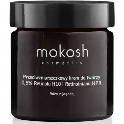 Mokosh, przeciwzmarszczkowy krem do twarzy 0,5% Retinolu H10 i Retinoinianu HPR, 60ml