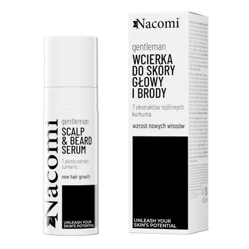 Nacomi GentleMan, wcierka do skóry głowy i brody, 100ml