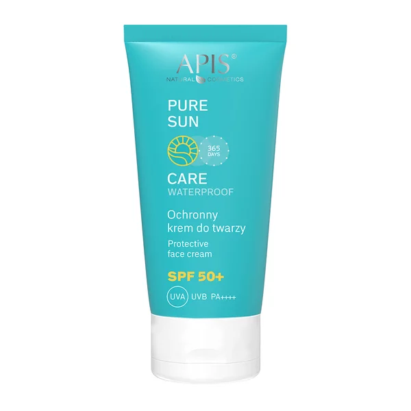 Apis Pure Sun Care, lekki i całoroczny krem do twarzy SPF 50, 50ml