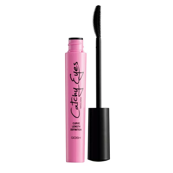 Gosh Catchy Eyes Mascara, tusz do rzęs Kocie Oczy, 8ml
