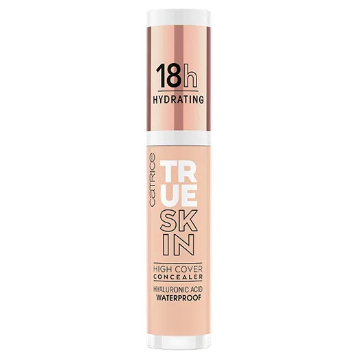 Catrice True Skin High Cover, nawilżający korektor mocno kryjący, Cool Cashmere 010, 4,5ml