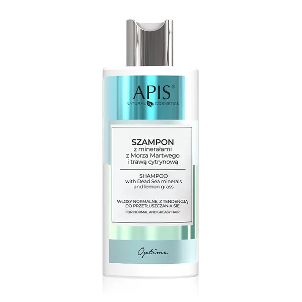 Apis Optima, Szampon z minerałami z Morza Martwego i trawą cytrynową, 300ml