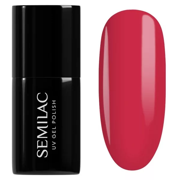 Semilac One Touch Pastels, lakier hybrydowy do paznokci, 968 Cherry Pop, 7ml