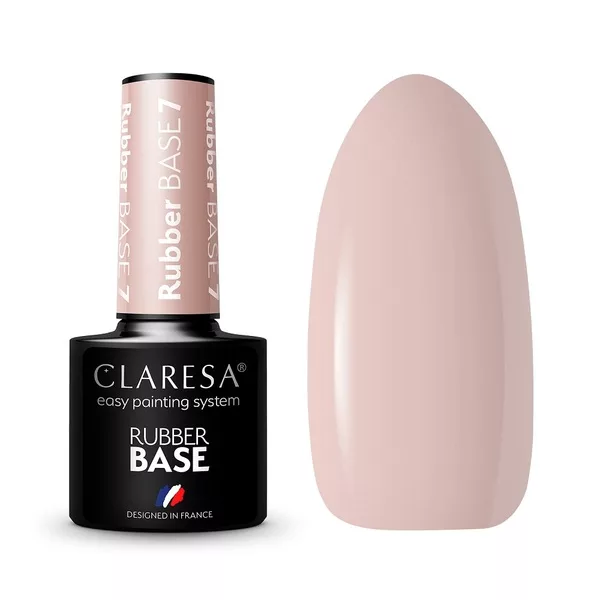 Claresa Rubber Base baza do lakieru hybrydowego 7 5g