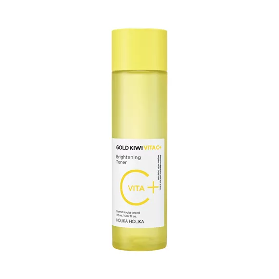 Holika Holika Gold Kiwi Vita C Plus, rozjaśniająco-nawilżający tonik z witaminą C, 150ml