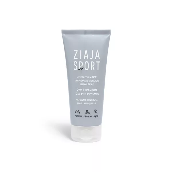 Ziaja Sport, 2w1 szampon i żel pod prysznic, 200ml, ref.00354