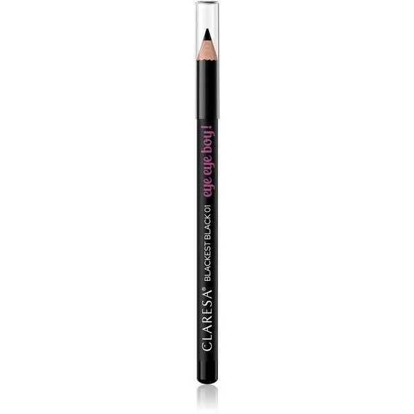 Claresa, kredka do oczu EYE EYE BOY! 01 BLACKEST BLACK
