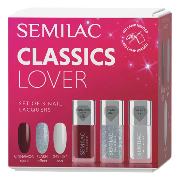 Semilac Classics Lover Set, zestaw prezentowy do paznokci