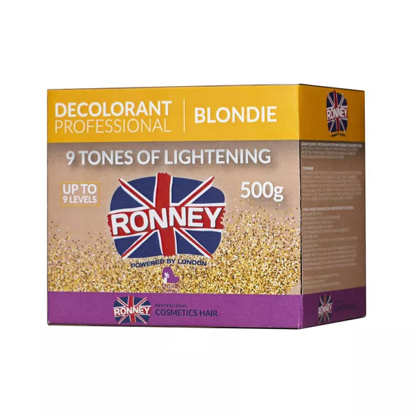 Ronney Profesjonalny bezpyłowy rozjaśniacz do włosów BLONDIE (rozjaśnienie do 9 tonów), 500g