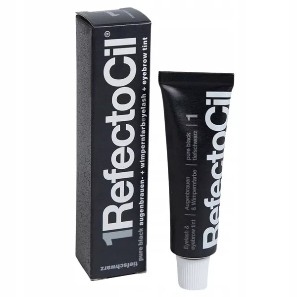 RefectoCil henna brwi i rzęs, kolor 1 głęboka czerń, 15ml