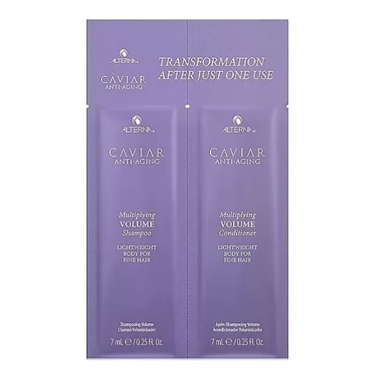 Alterna Caviar Volume, zestaw zwiększający objętość, szampon + odżywka, 2x7ml