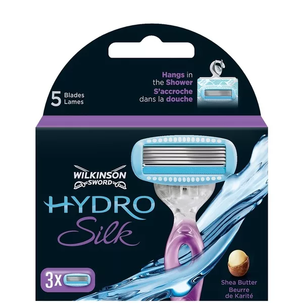 Wilkinson Hydro Silk zapasowe ostrza do maszynki do golenia dla kobiet 3szt