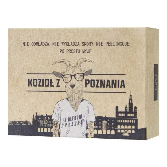 LaQ Kozioł, mydło dla facetów z węglem aktywnym, 85ml