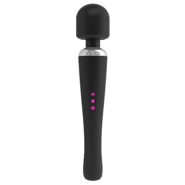 Marc Dorcel Megawand masażer z silikonową wibrującą główką Black