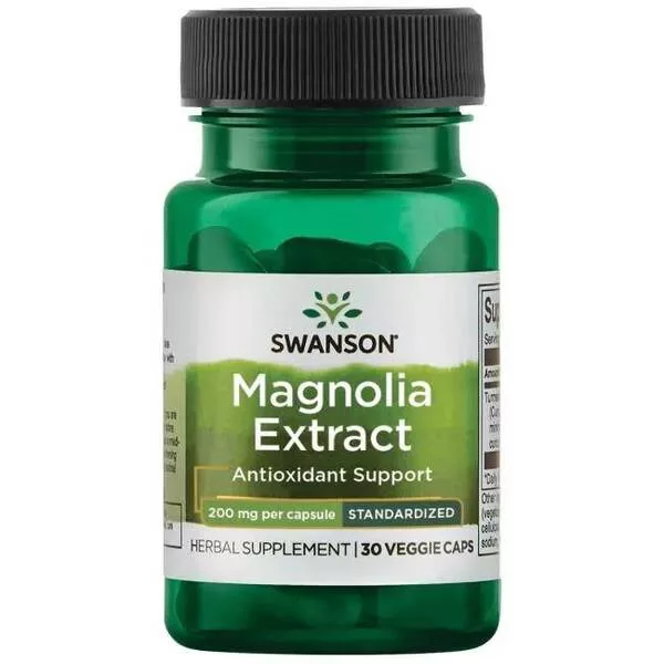 Swanson Magnolia lekarska ekstrakt 200mg 30vkaps