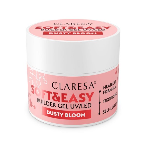 Claresa Soft& Easy Builder Gel żel budujący Dusty Bloom 12g