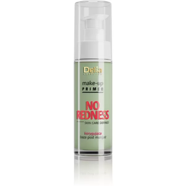 Delia Make-Up Primer No Redness Skin Care Defined korygująca baza pod makijaż 30ml