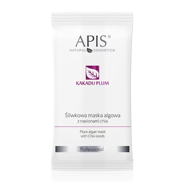Apis Kakadu Plum, śliwkowa maska algowa z nasionami chia, 20g