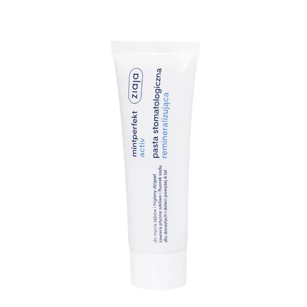 Ziaja Mintperfekt Activ, pasta do zębów remineralizująca, 75ml