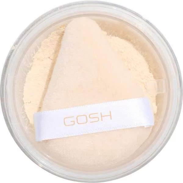 Gosh Bake'n Set Anti-Shine, puder sypki utrwalający, Soft Yellow 002, 15g