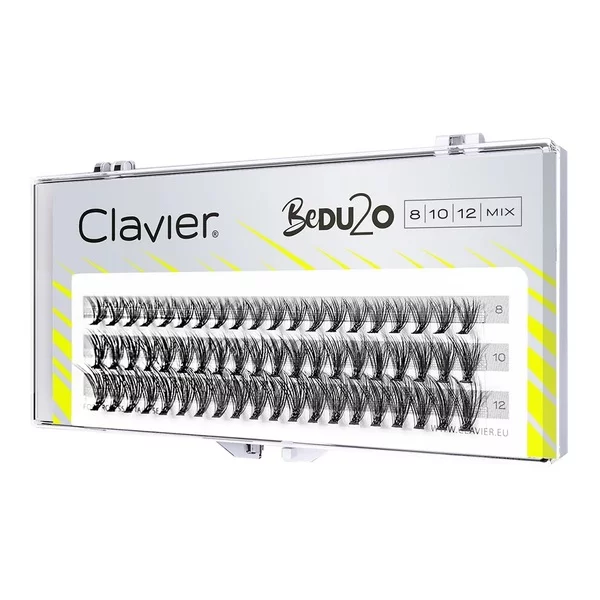Clavier BeDU2O Double Volume kępki rzęs Mix 8-10-12mm