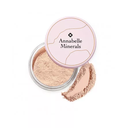 Annabelle Minerals, podkład mineralny rozświetlający, 10g, Golden Fair