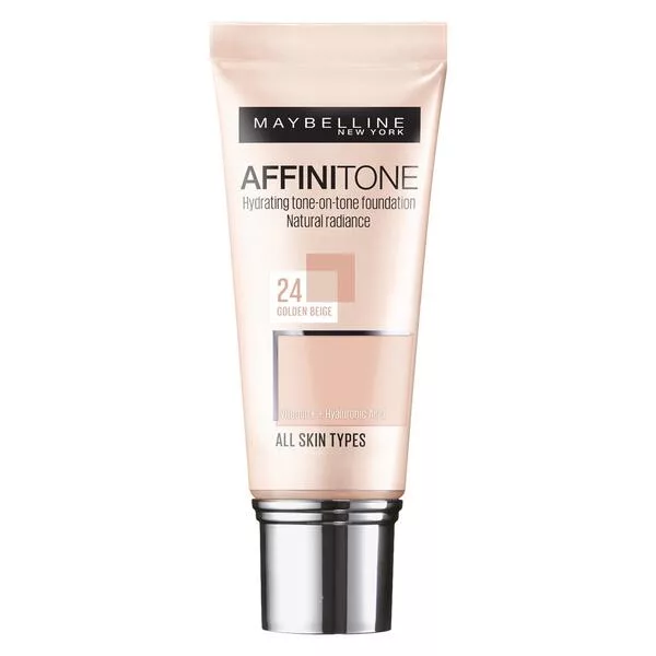 Maybelline New York Affinitone, podkład Golden Beige, 30ml