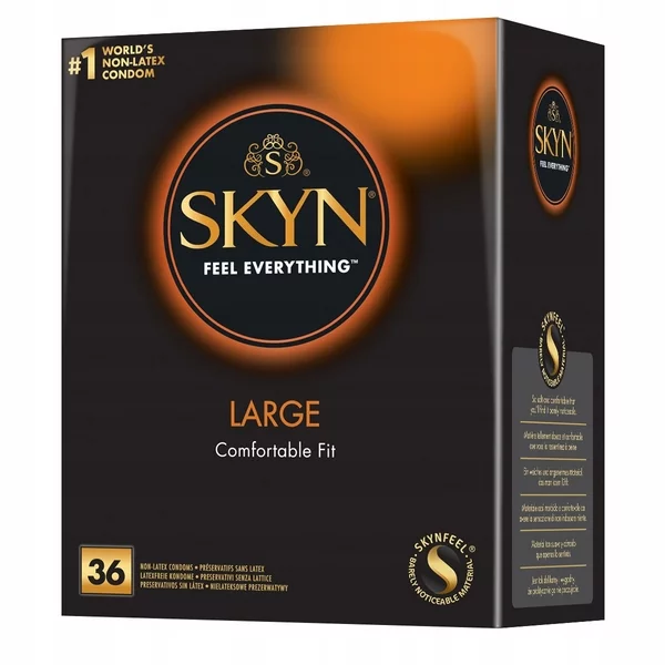Unimil Skyn Large nielateksowe prezerwatywy 36szt