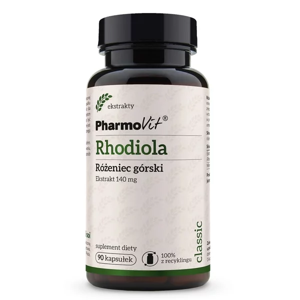 Pharmovit Rhiodola Różeniec górski suplement diety 90 kapsułek