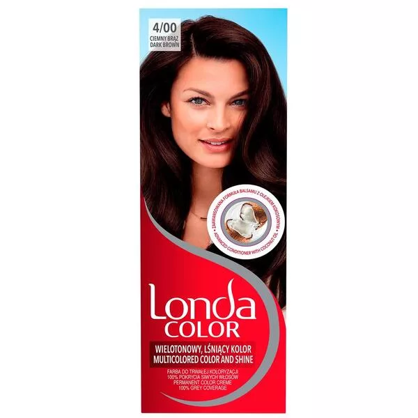 Londa Color, Farba do włosów ciemny brąz 4/00