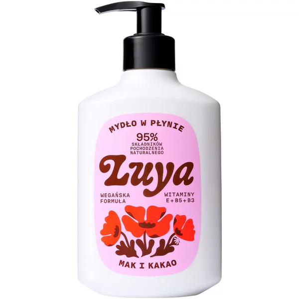 Luya, mydło do rąk w płynie, Mak i Kakao, 400ml